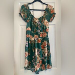 American Eagle Floral Romper